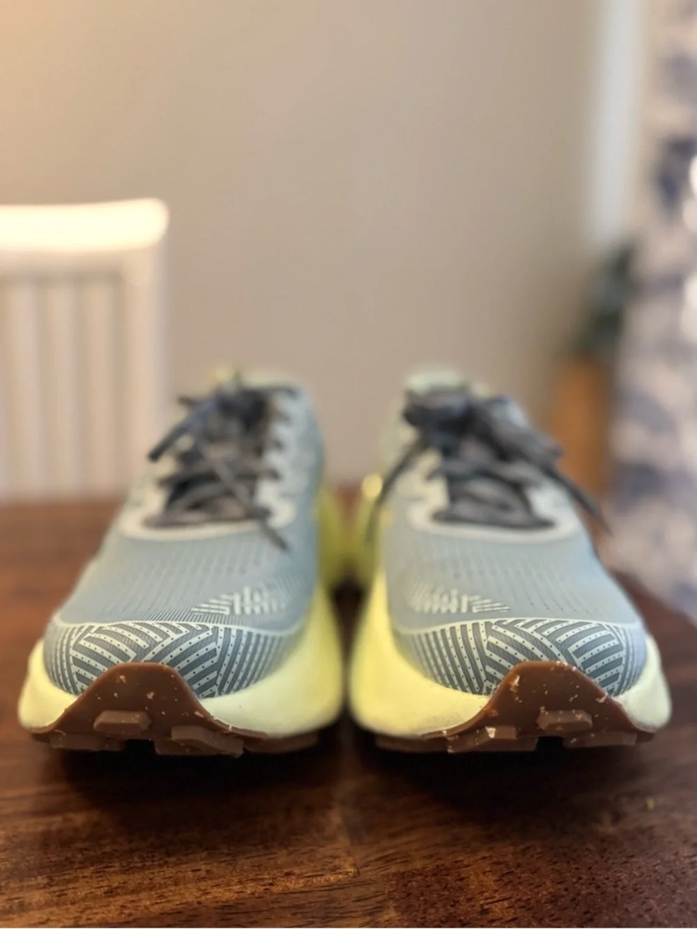 New Balance Fresh Foam X More Trail V3 running shoes in salt marsh/limelight - Picture 3 of 9